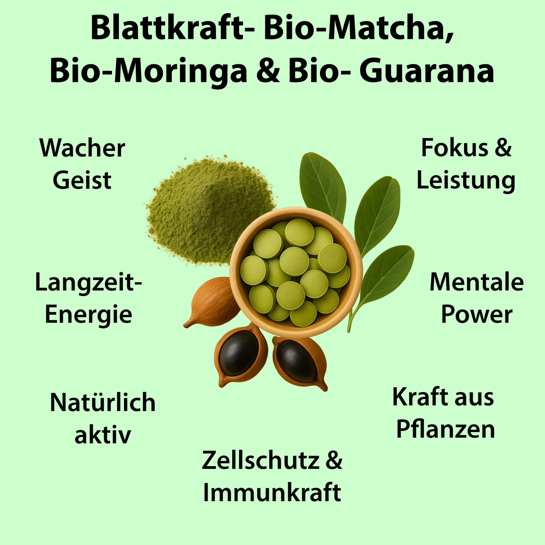 Blattkraft Matcha Guarana